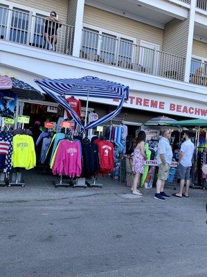 All Kinds of T Shirts, Beach Supplies, Trinkets. & Gifts  for Sale up & down Ocean Blvd @ Hampton Beach Boardwalk in New Hampshire