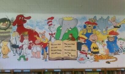 Mural in the library :)