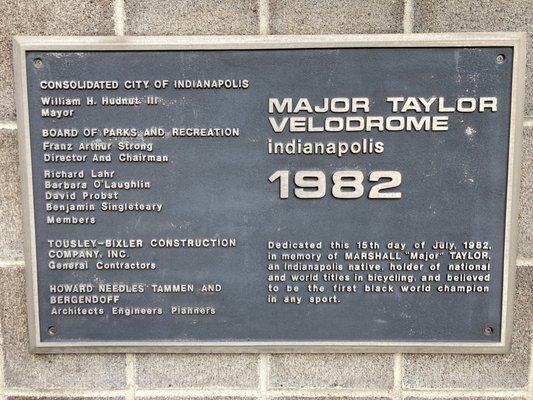 Major Taylor Velodrome.