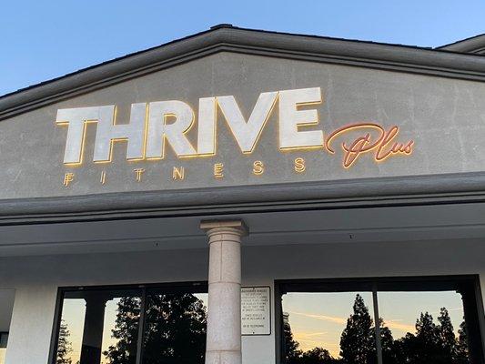 Outside building of Thrive Fitness Plus