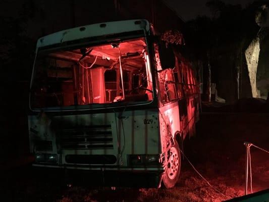 Abandoned bus