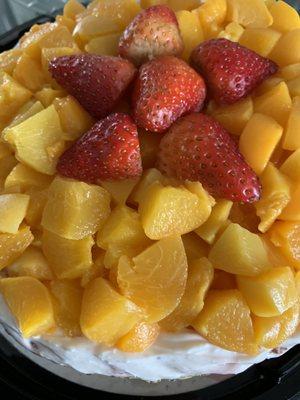 Mango and Strawberry cake