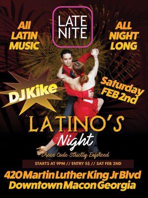 Latin Nite 2.0 is coming Feb 2nd 2019