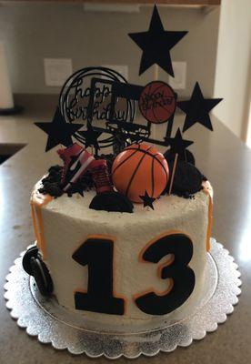 Basketball cake