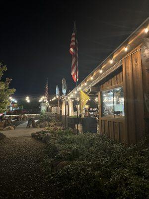 Entrance to the House restaurant and the Red  Barn Creamery  is right next to it