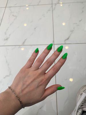 Green Acrylic Fill