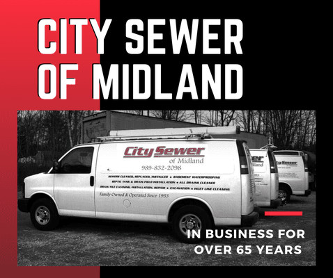 Midland's go to company for drain and sewer services.