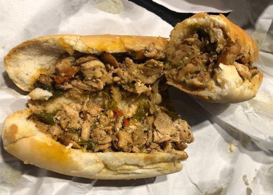 Chicken Cheesesteak (only available on Wednesday)-featured on BTIEA