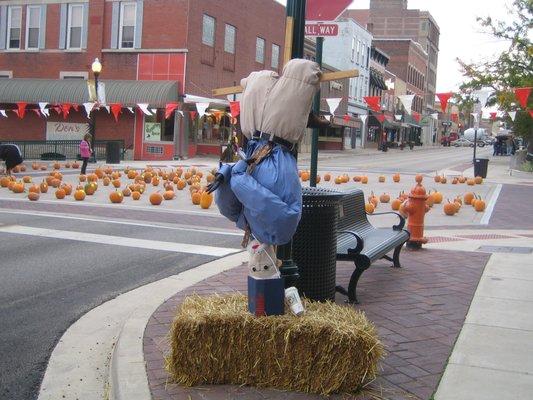 Head Over Heels for Reading - Downtown Dixon Scarecrow Fest