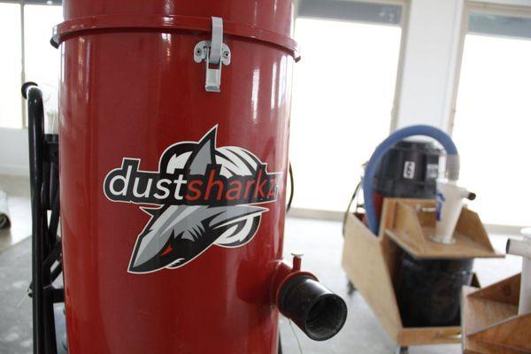 One of the DustSharkz industrial grade HEPA vacuums.