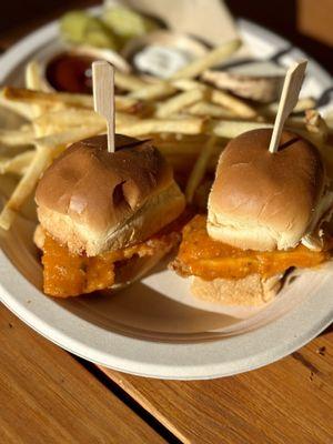 Buffalo Chicken Sliders - Pretty dang solid. Would get again!