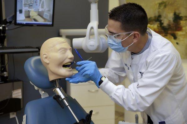 Dental hygiene clinic and lab.