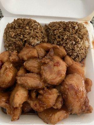 Orange Chicken Combo