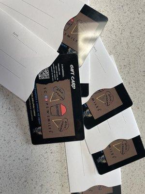 Gift cards