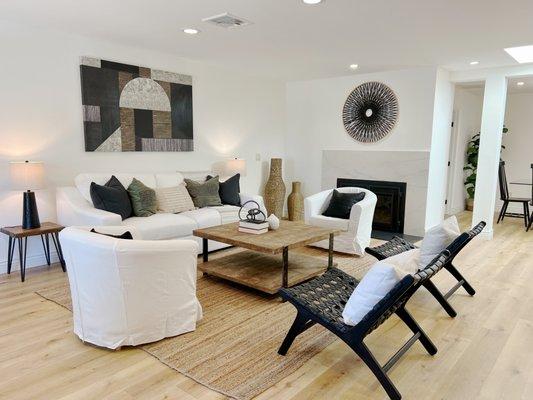 Formal Living Room Staging