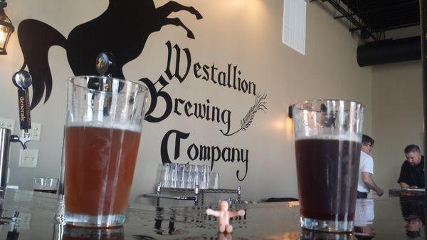 Baby J loves Westallion Brewing Company!