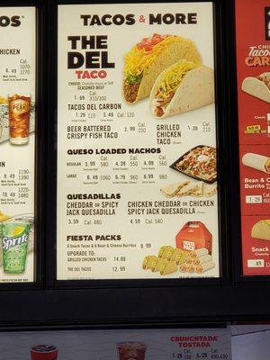 menu board