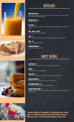 New breakfast menu starting February 12th