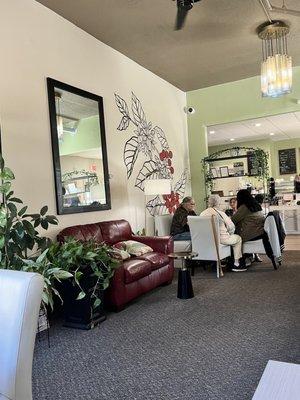 The sitting area in The Coffee House