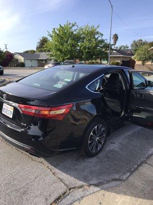 Really nice car- I believe a Toyota Avalon?  Immaculate,inside and out!