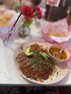 Avocado enchiladas