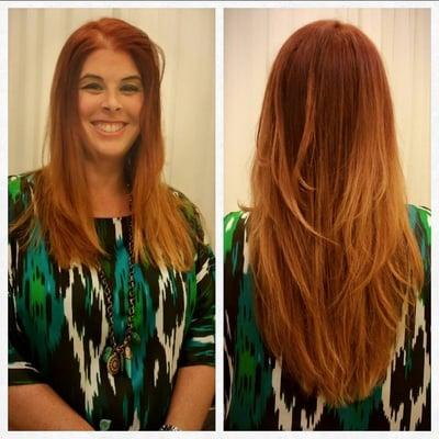 Beautiful Color Melt done by our very own Sherri Camlic-Vaughn. Call and schedule your appointment today!