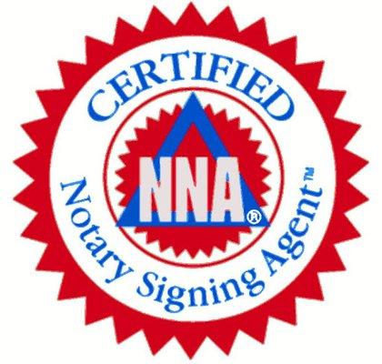 I am a signing agent certified by the National Notary Association