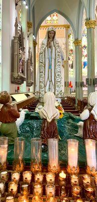 Our Lady of Fátima statue. If you are in the area, stop by at the Basilica of the Immaculate Conception Church on Duval St.