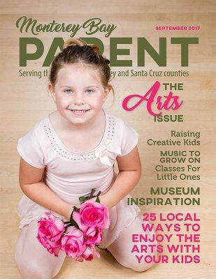 Cover Photographer for Monterey Bay Parent Magazine.