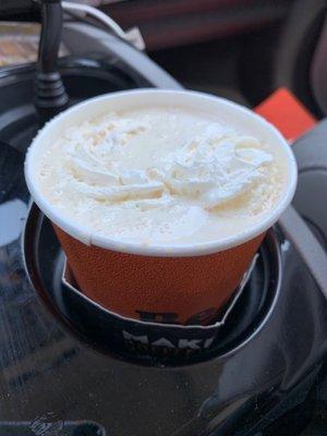 Oatmilk white chocolate mocha