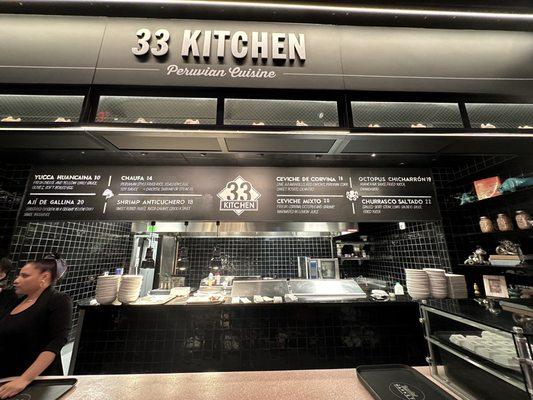 33 Kitchen Menu