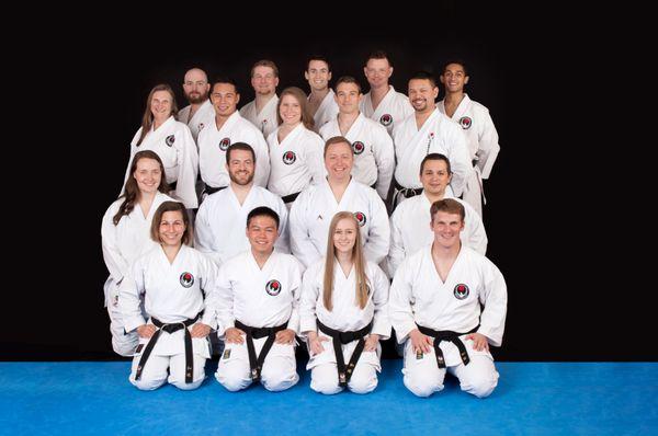 Our amazing core of Black Belt instructors.