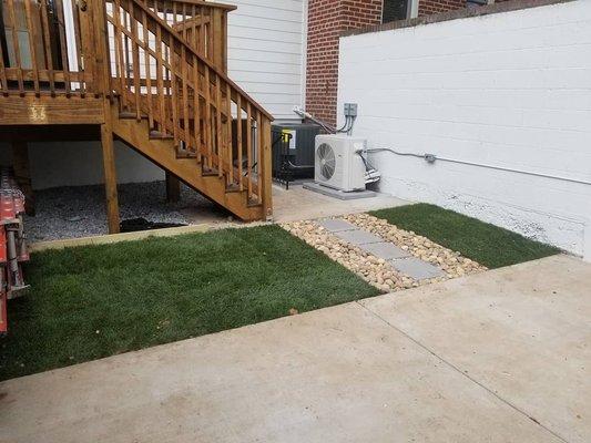 Sod Installation, Walkway Installation