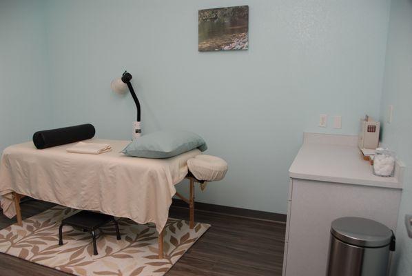 One of our comfortable treatment rooms