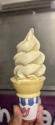 Honey Creemee aka Honey Soft serve ice cream made with local milk and honey