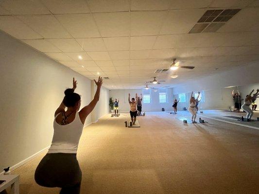 Hot Yoga Room with PEM Flooring
 Studio A