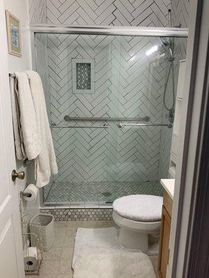 My new custom shower