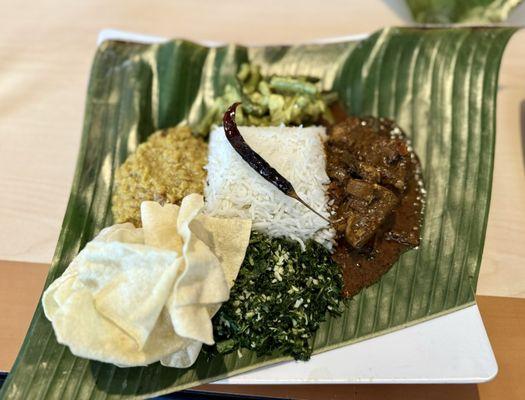 Rice & Curry - Fish with vegetables