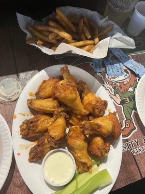 Cold wings / fries...disaterville USA!