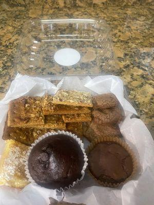 Assortment of baked goods