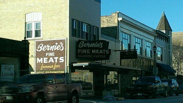 That's an old school meat shop.