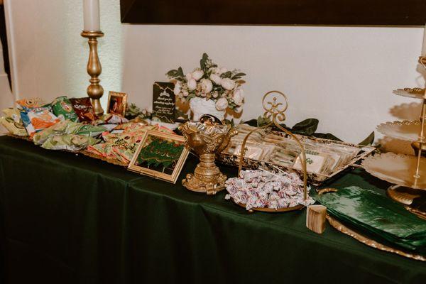 Our candy table