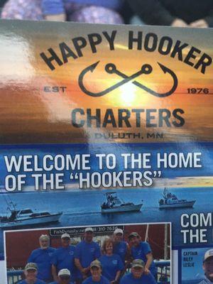 Dock marker for the fleet of "Hookers"