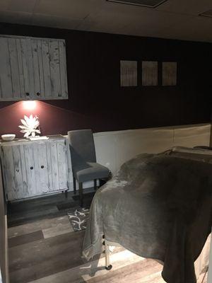 Massage and facial room