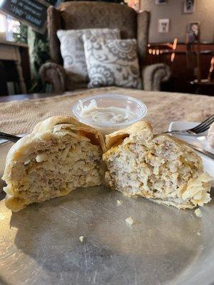 The breakfast Pasty is perfection!