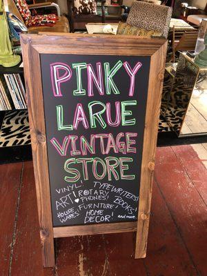 If you see this sign, come on back! A vintage lover's paradise awaits!