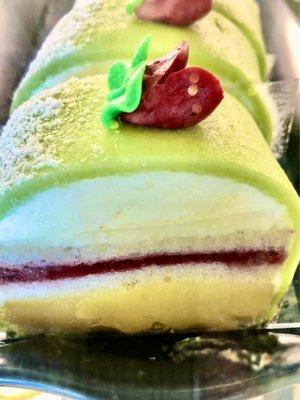 Slice of the princess cake