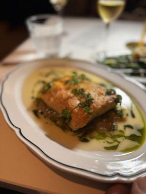 Salmon Paillard a la Plancha