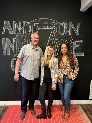 Congratulations Lora on getting your insurance license!  We are so excited for your future at Anderson Insurance Group!