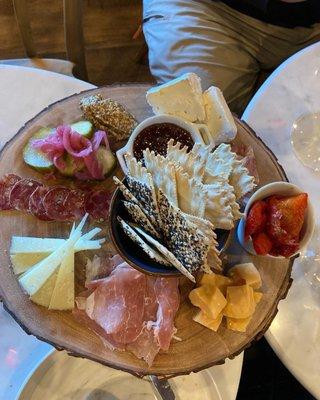 Charcuterie board.